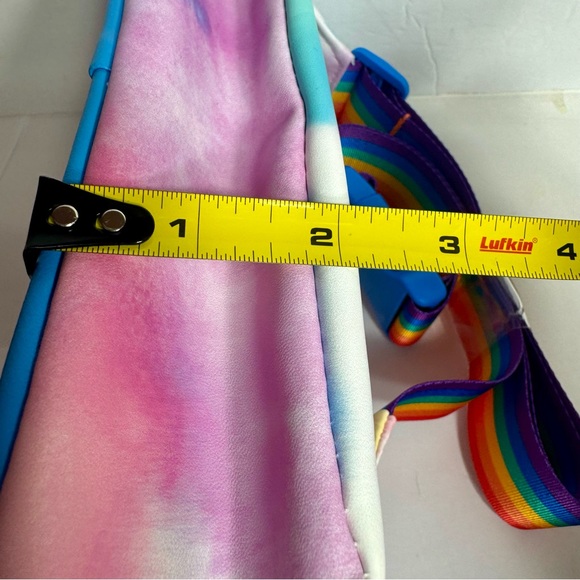 NWT. Disney Pride Collection crossbody hip fanny pack featuring a rainbow strap. - Picture 11 of 11